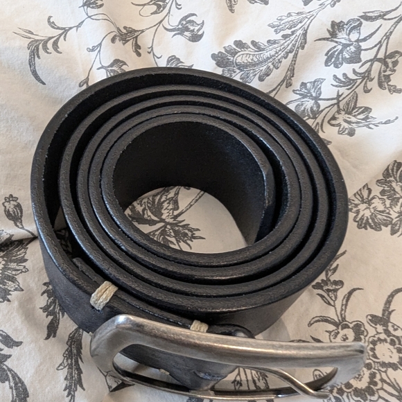 Men's Hugo Boss genuine leather belt size 35-36 - Picture 3 of 5